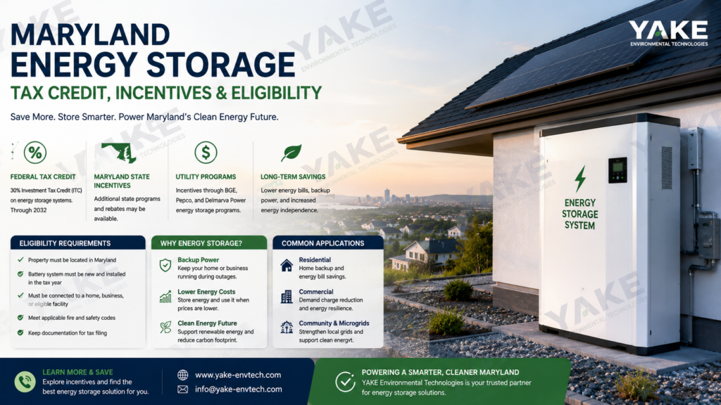 Maryland Energy Storage Tax Credit, Incentives & Eligibility