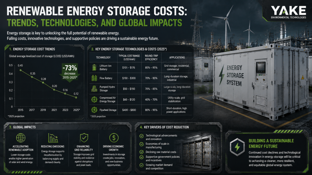Renewable Energy Storage Costs: Trends, Technologies, and Global Impacts