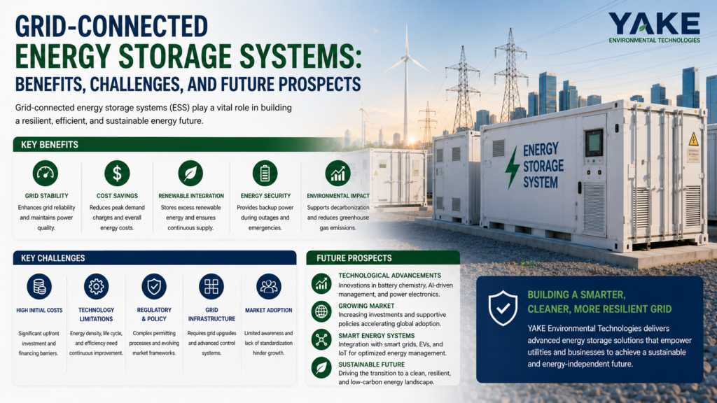 Grid-Connected Energy Storage Systems: Benefits, Challenges, and Future Prospects