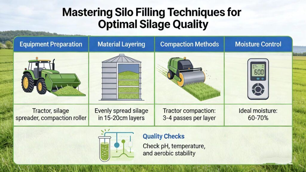 Mastering Silo Filling Techniques for Optimal Silage Quality