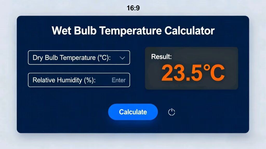 Wet Bulb Temperature Calculator