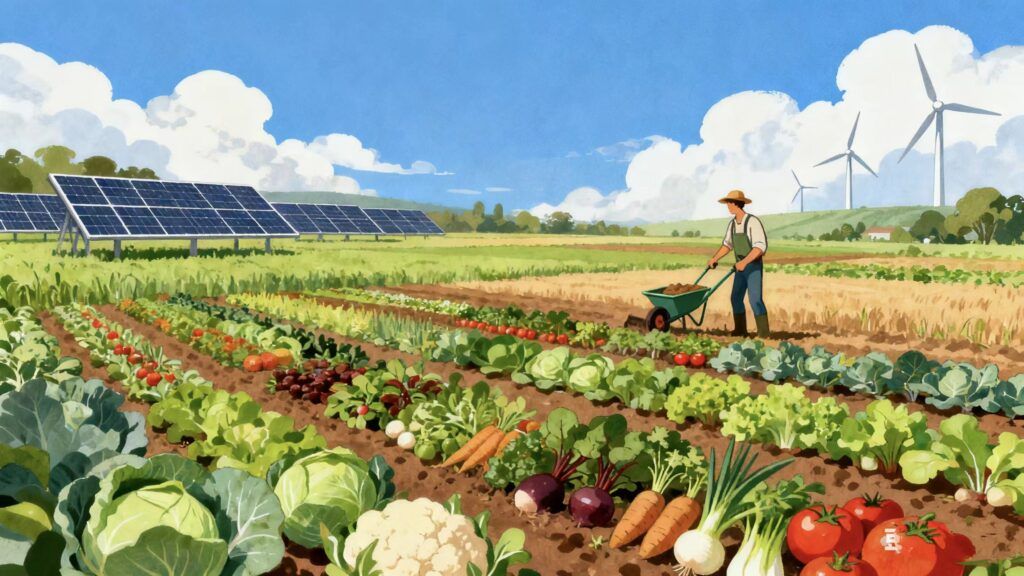 Organic Farming and Sustainability Strategies for a Greener Future
