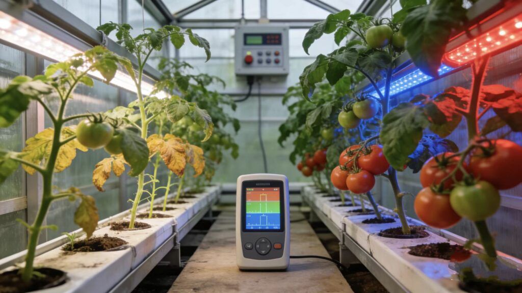Optimizing Light Conditions for Enhanced Plant Growth in Greenhouses