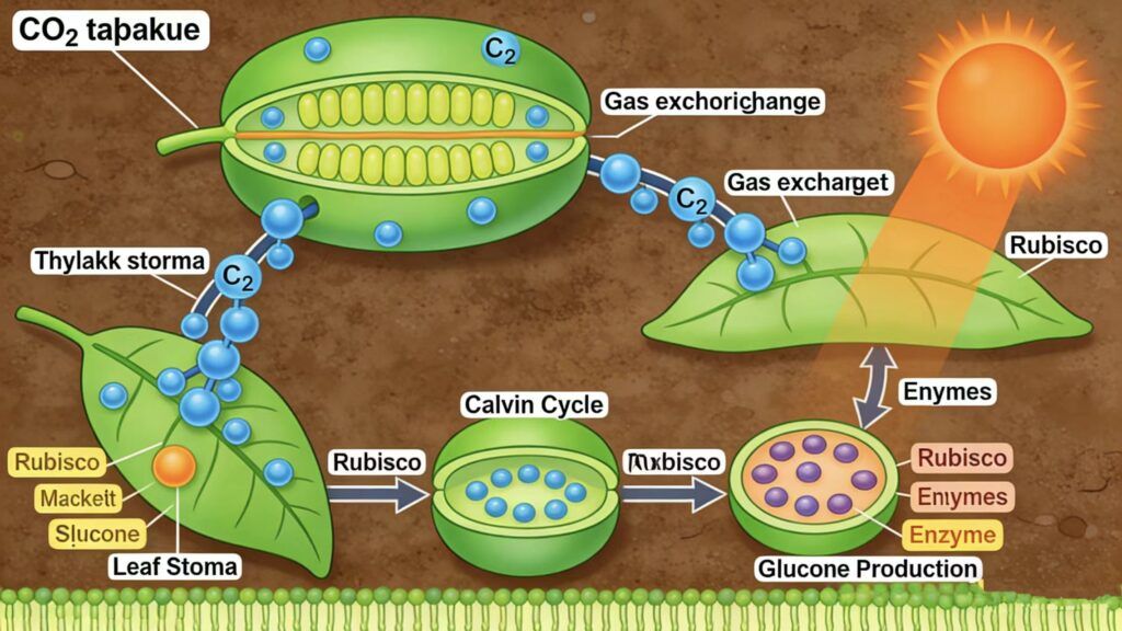 Understanding CO2 Uptake in Photosynthesis and Its Impact on Plant Growth