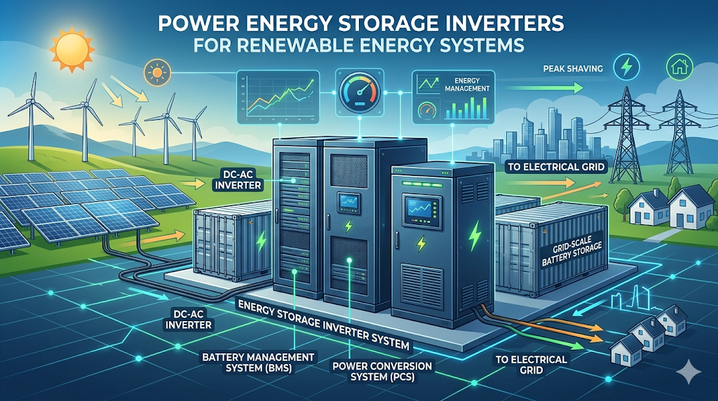 Power Energy Storage Inverters for Renewable Energy Systems