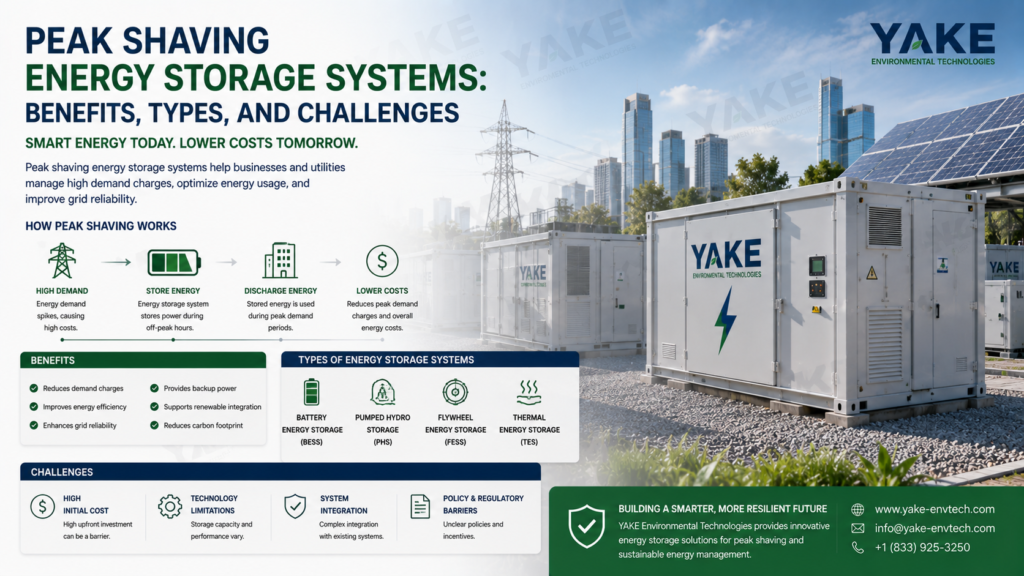 Peak Shaving Energy Storage Systems: Benefits, Types, and Challenges