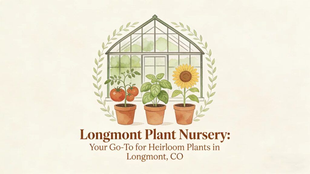 Longmont Plant Nursery: Your Go-To for Heirloom Plants in Longmont, CO