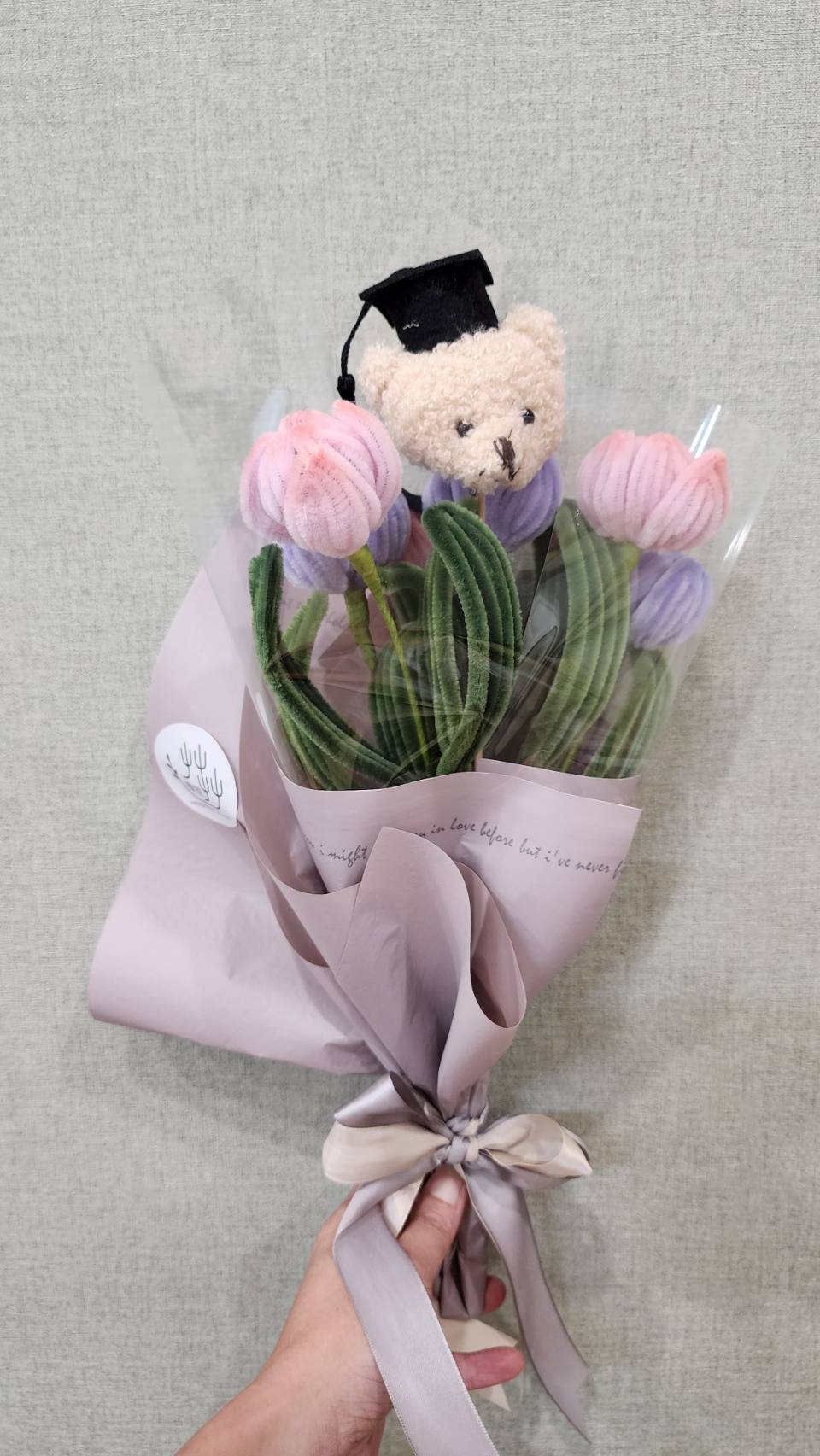 扭棒花束課 完成品