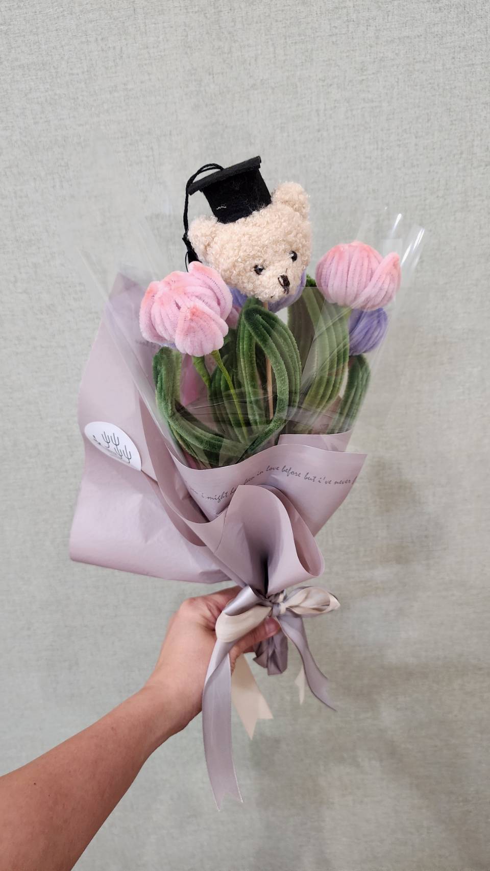 扭棒花束課 完成品