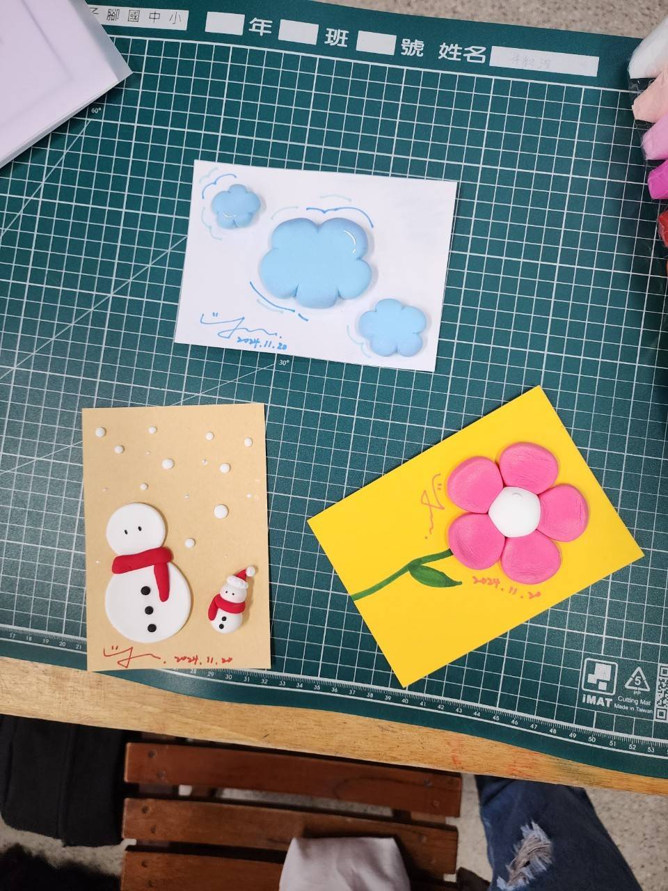 學生作品:黏土ㄇㄧㄥ