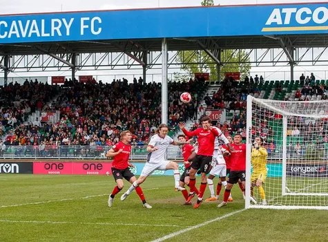 Cvalry soccer team playing