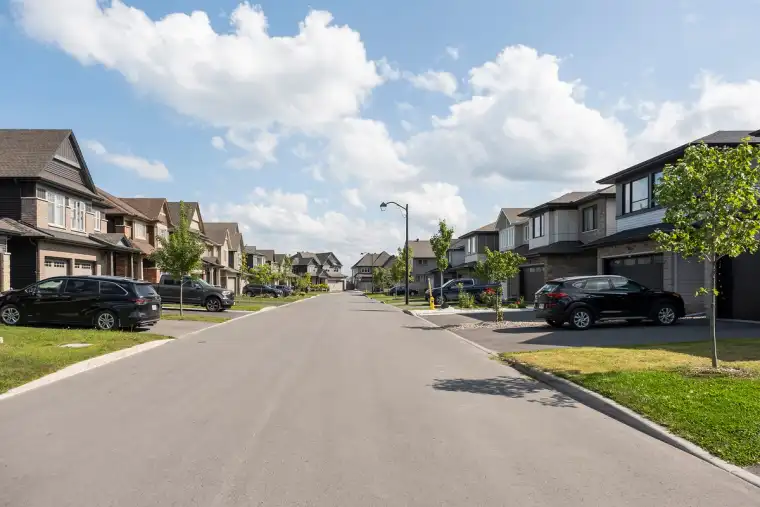 Cardel Homes streetscape in Stittsville ON