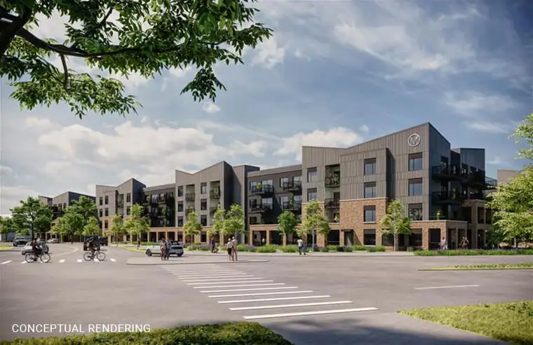 Conceptual rendering of the Metro One building