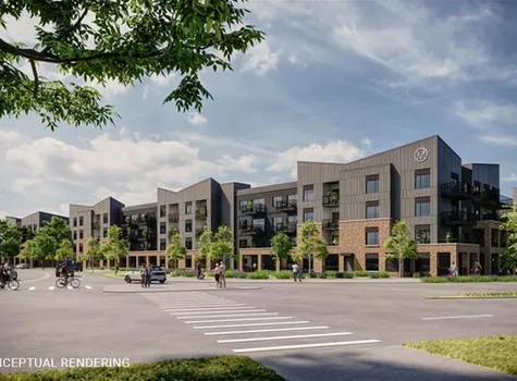 Conceptual rendering of the Metro One building