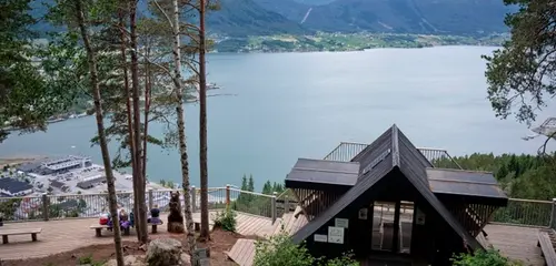 Exterior view of Dagsturhytta Draumekvila - Gloppen