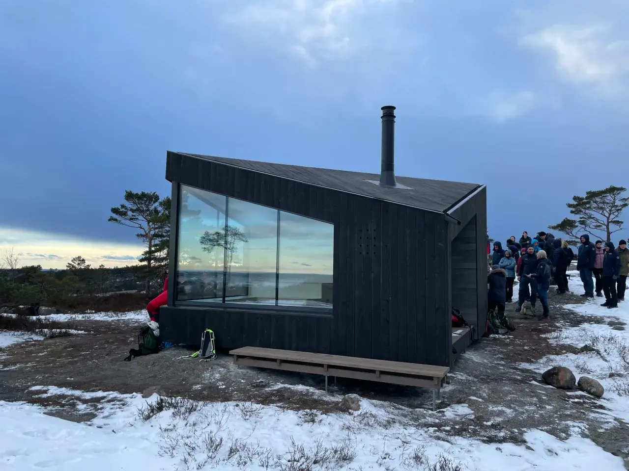 bilde av dagsturhytten