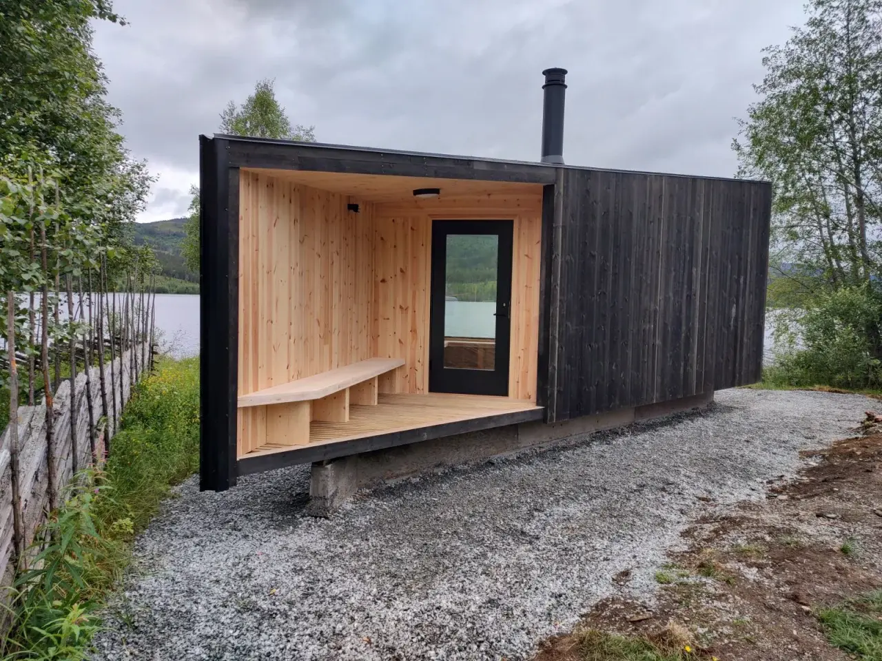 Bilde av dagsturhytten