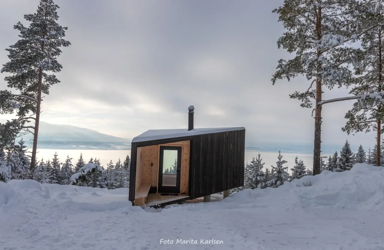 Bilde av hytten