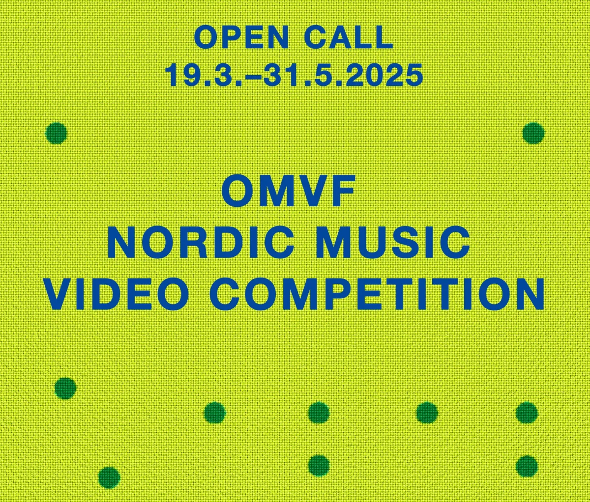 Oulu Music Video Festival launches its first-ever international music video competition!