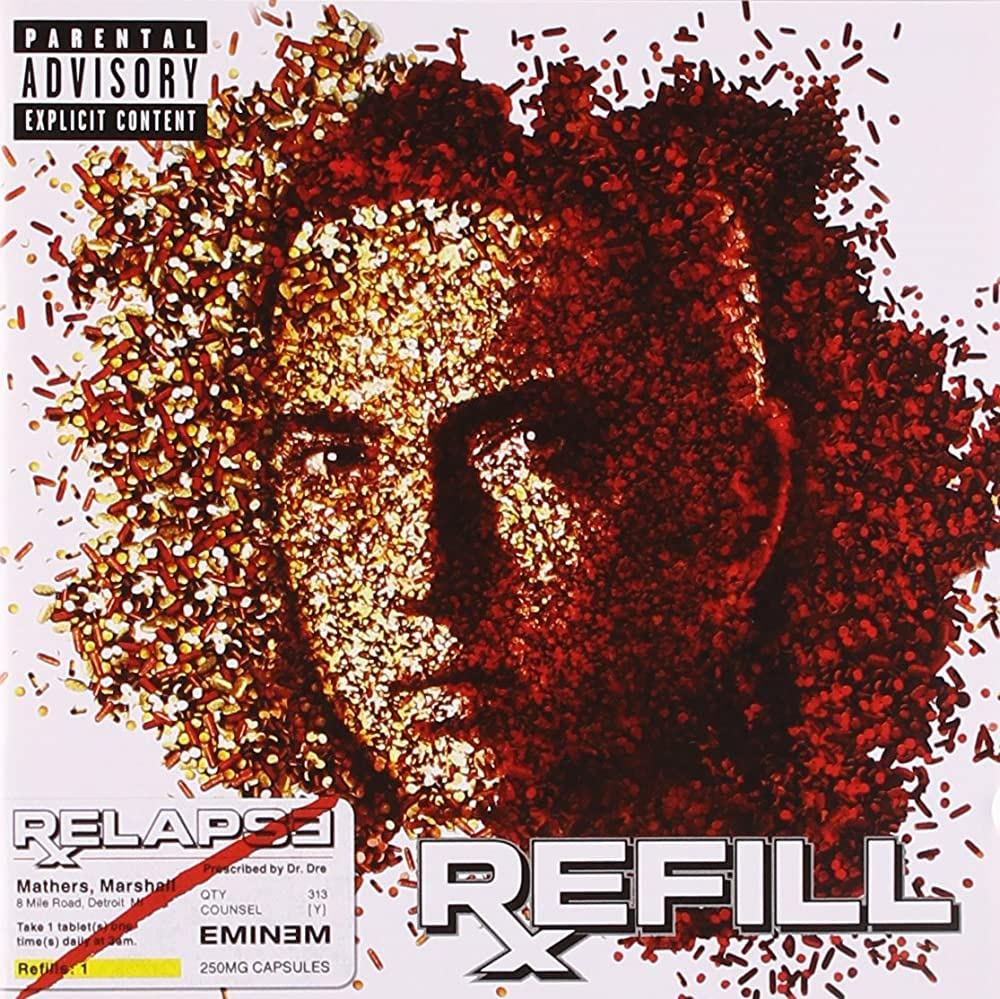 The cover for Eminem's Relapse: Refill