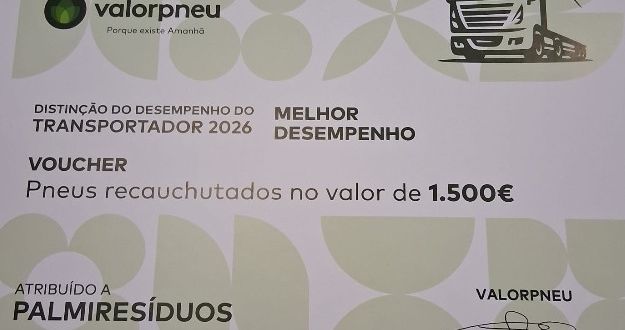 PALMIRESÍDUOS distinguida pela VALORPNEU