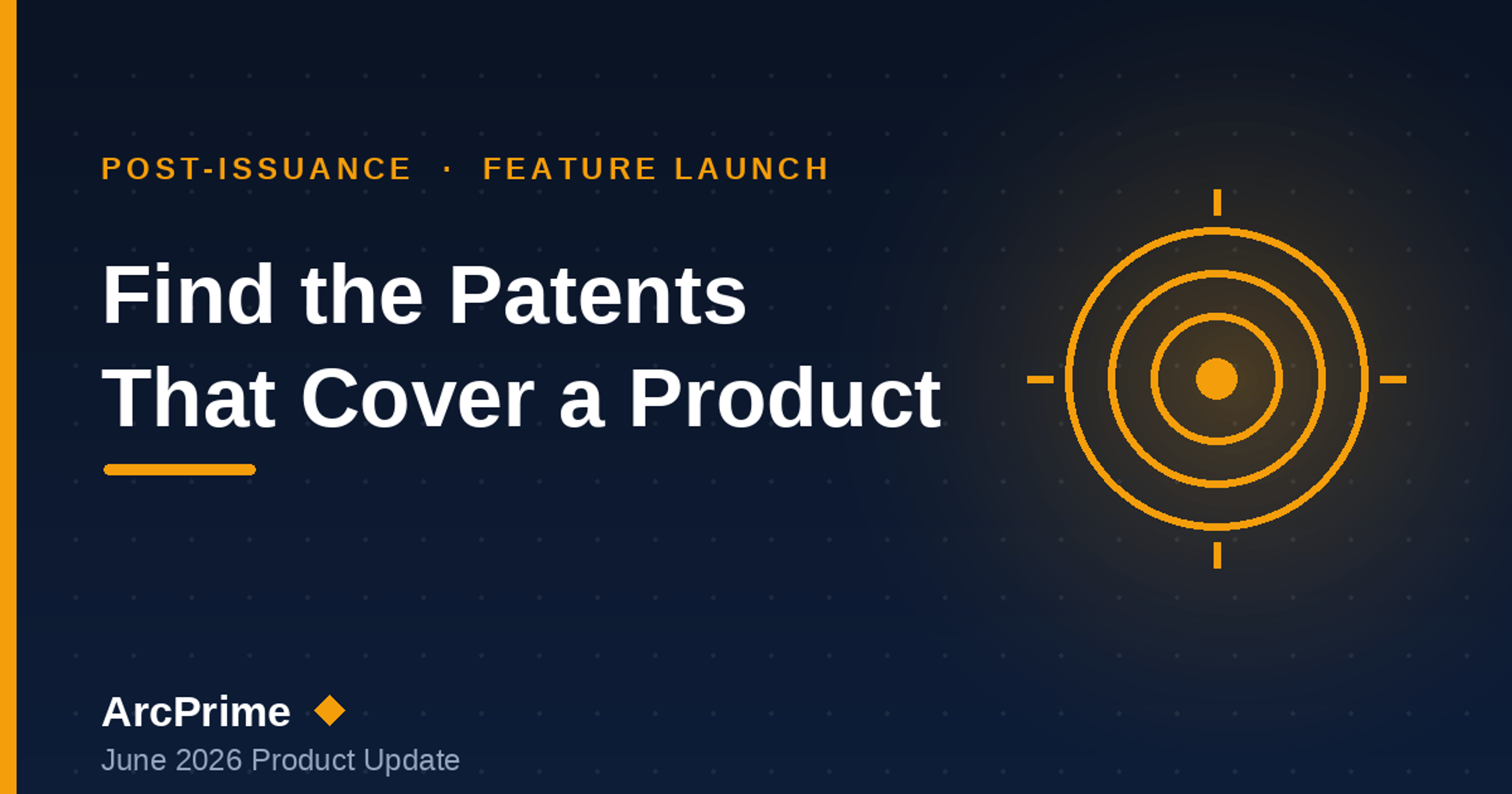 Matching patents to a target product by infringement likelihood in ArcPrime