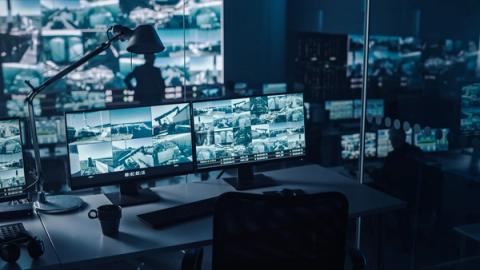 Person watching screen