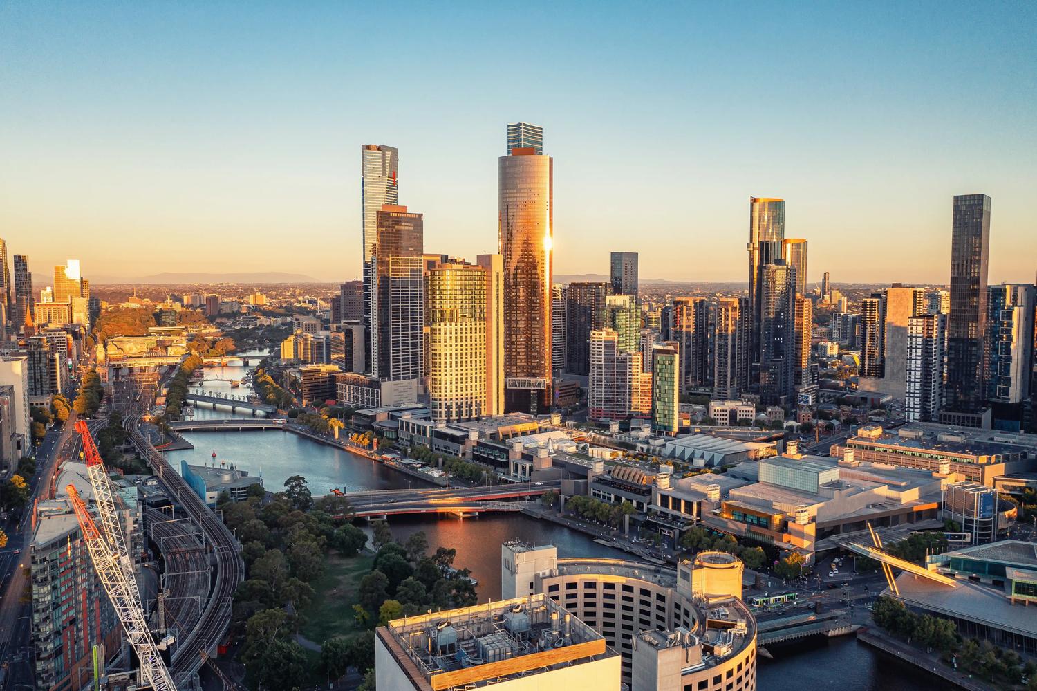 Header image of the city of Melbourne
