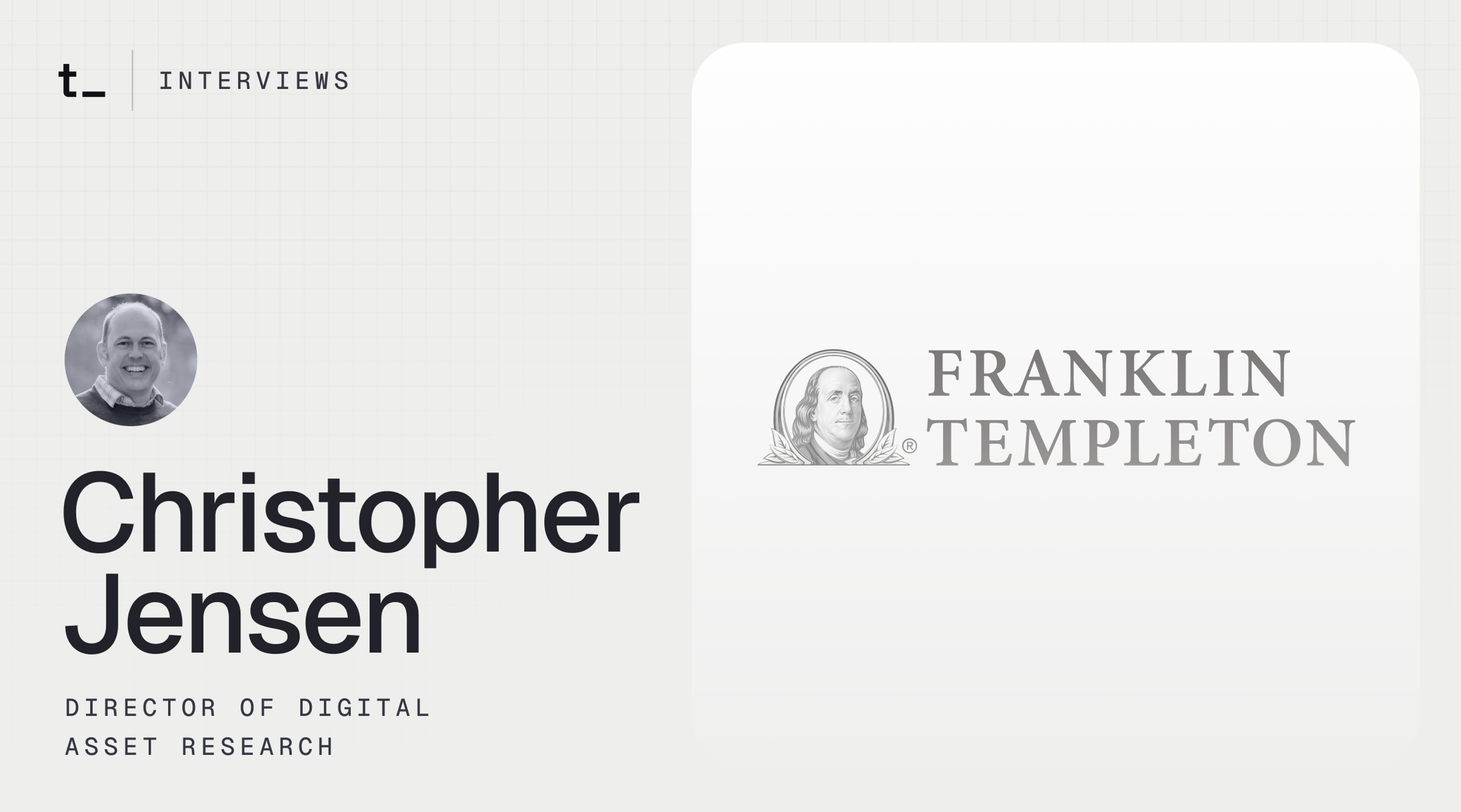 Franklin Templeton's Approach to Digital Assets | Interview with Christopher Jensen