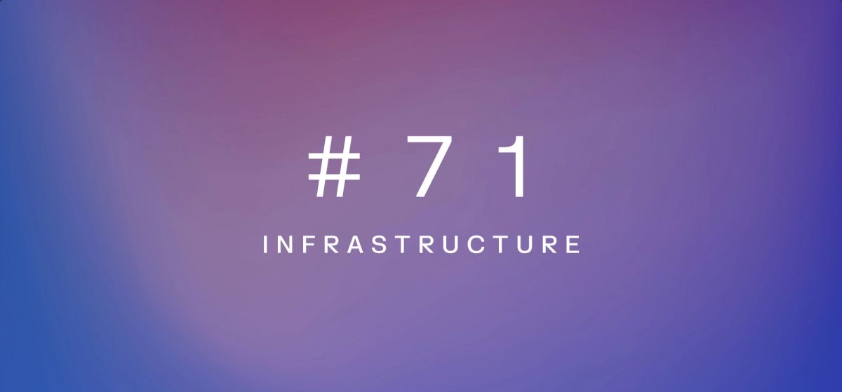 Infrastructure – Weekly fundamentals #71
