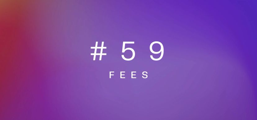 Weekly fundamentals #59 – Fees