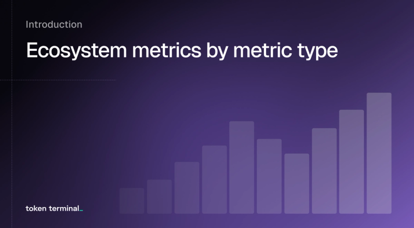 Ecosystem metrics by metric type