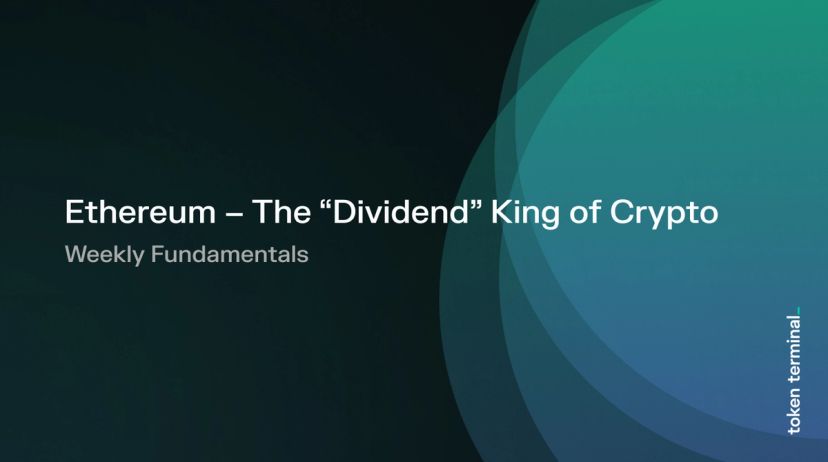 Ethereum – The “Dividend” King of Crypto