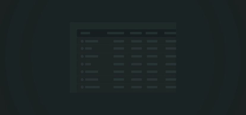 Customized data tables are live on Token Terminal!