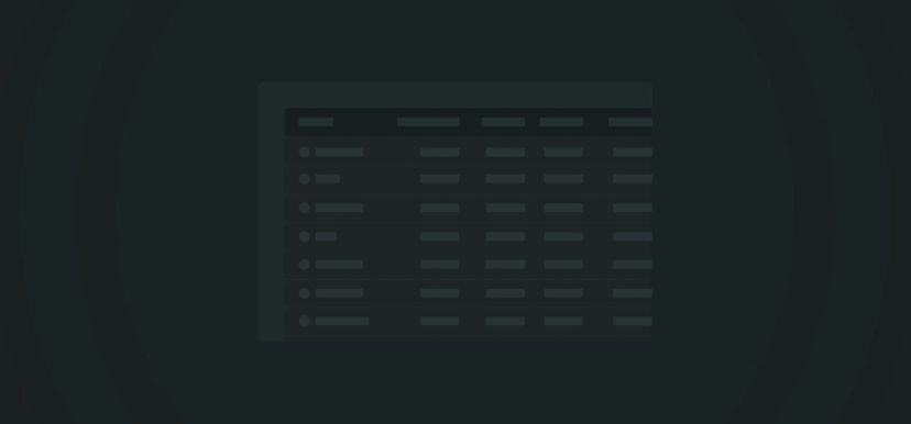 Customized data tables are live on Token Terminal!