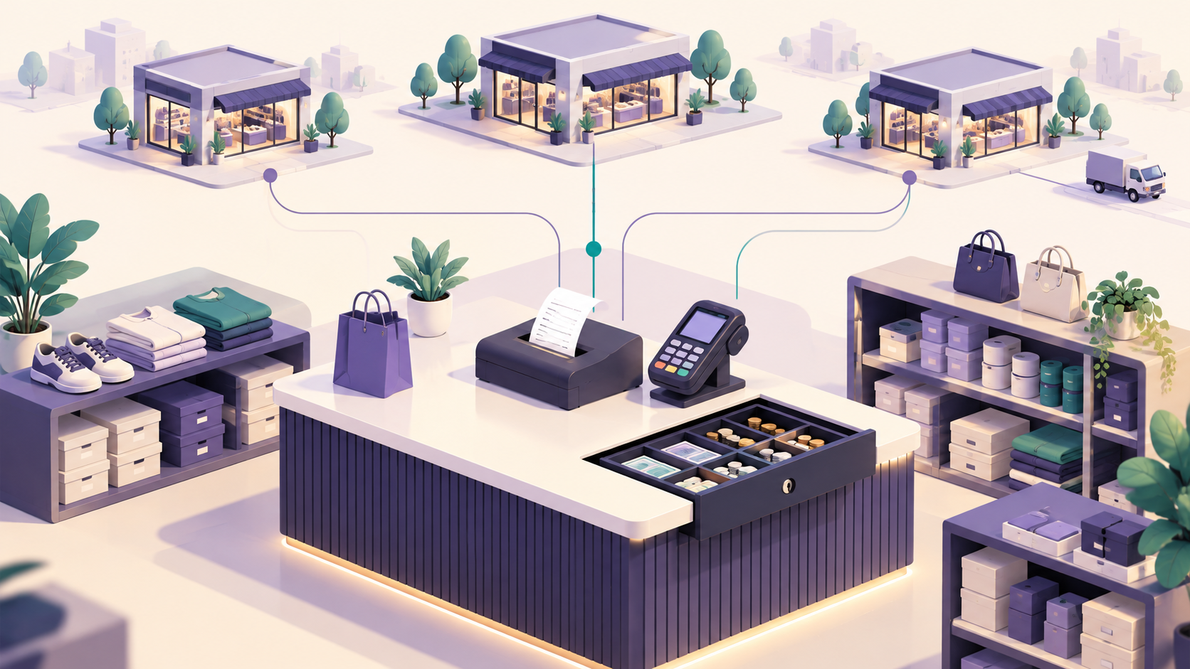 Cómo coordinar el control de ventas, caja y stock en un comercio