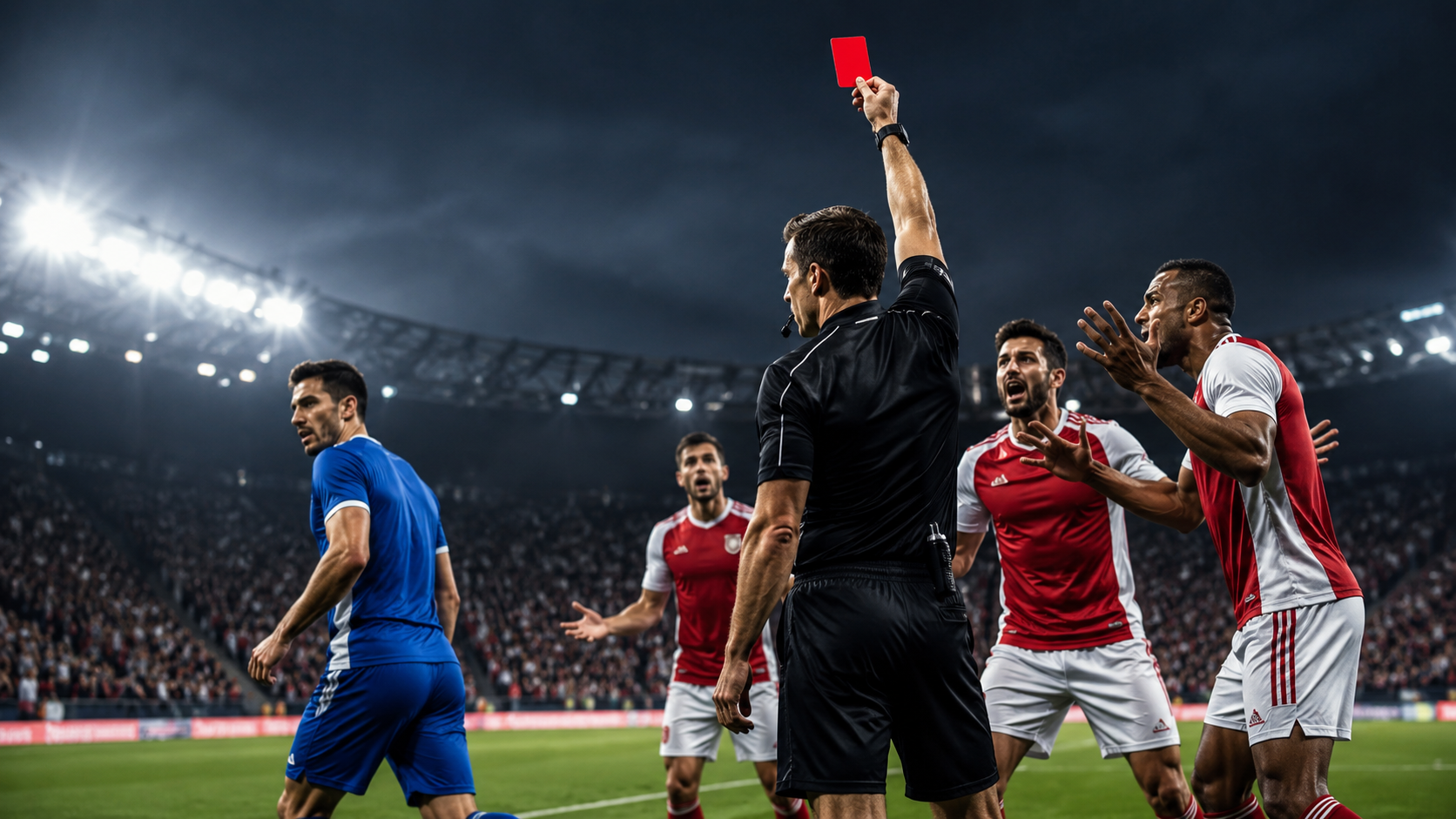 New Red-Card Option Targets Mass Protests Against Referee Decisions