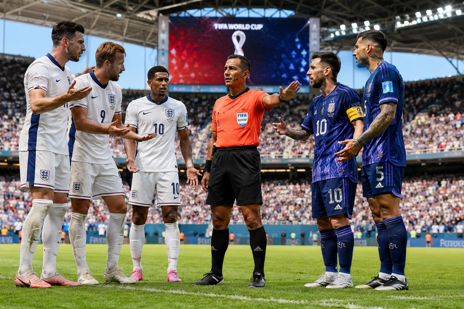 England–Argentina referee analysis: Ismail Elfath’s leniency allowed tactical fouling to shape the semi-final