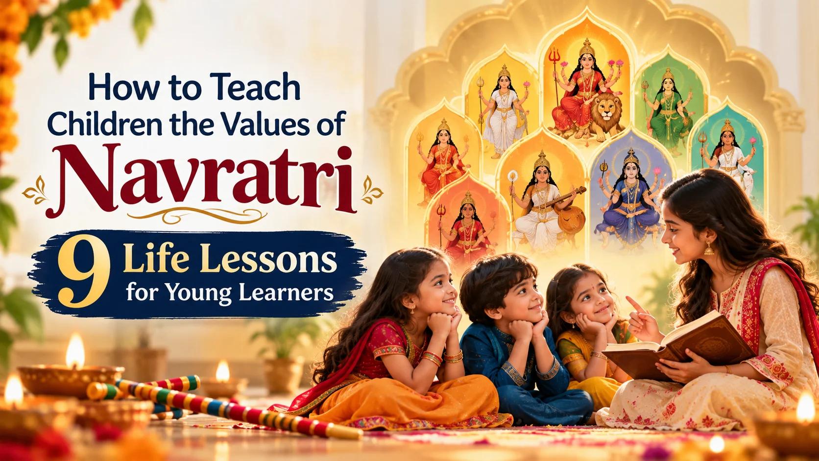 How to Teach Children the Values of Navratri: 9 Life Lessons for Young Learners