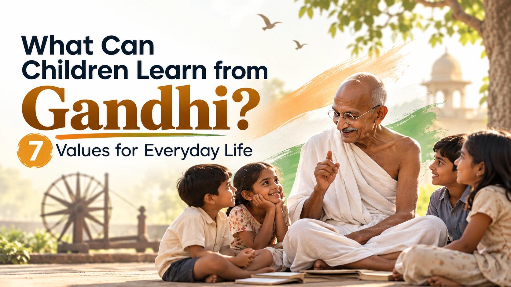 What Can Children Learn from Mahatma Gandhi? 7 Values for Everyday Life