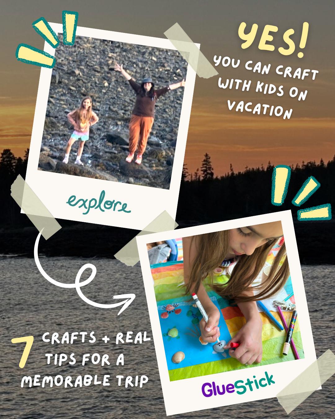 Yes! You Can Craft with Kids while Traveling