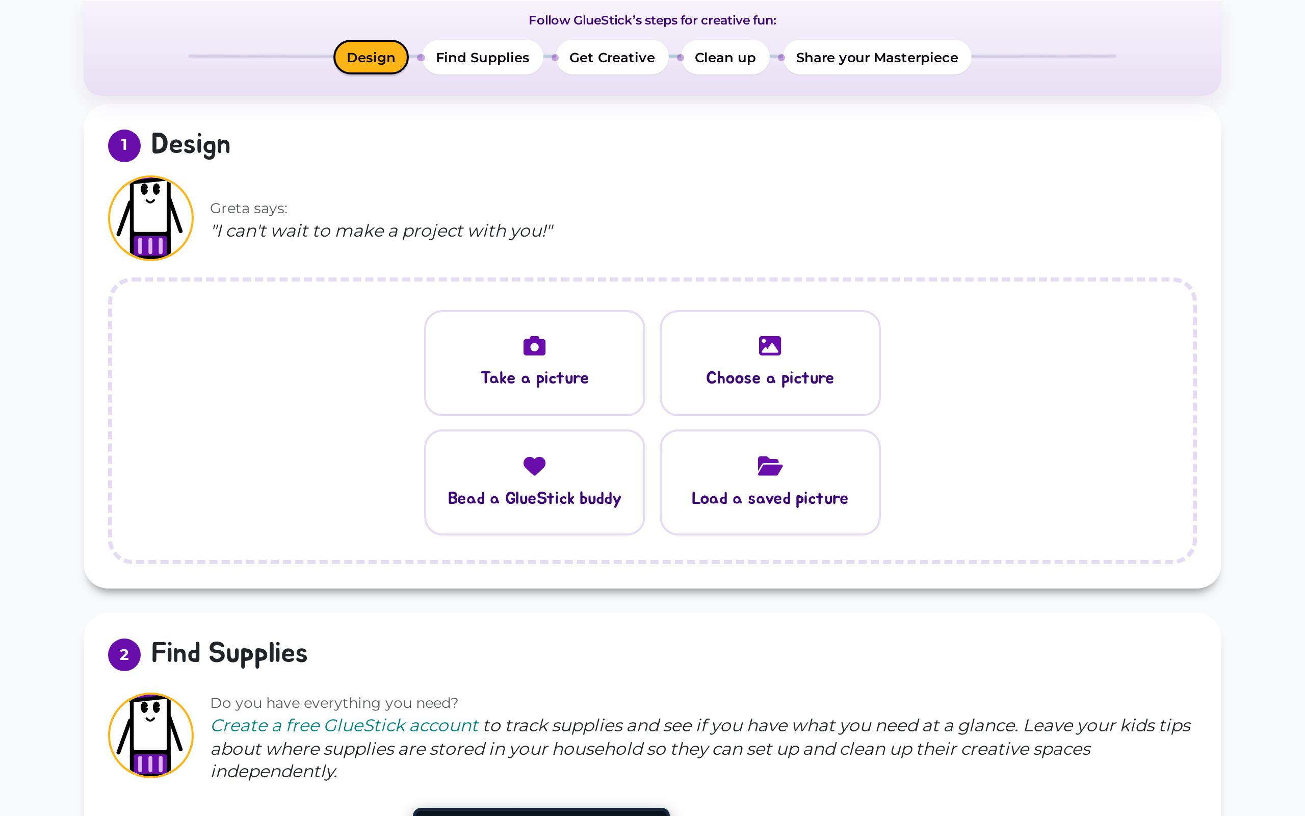 Design step start options for the fuse bead generator