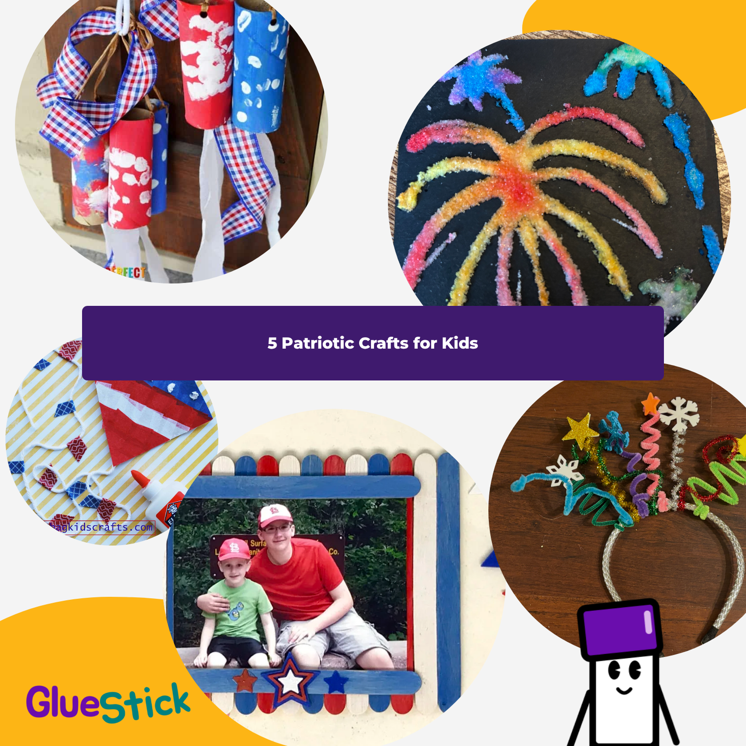 5 Patriotic Crafts for Kids to Celebrate the USA