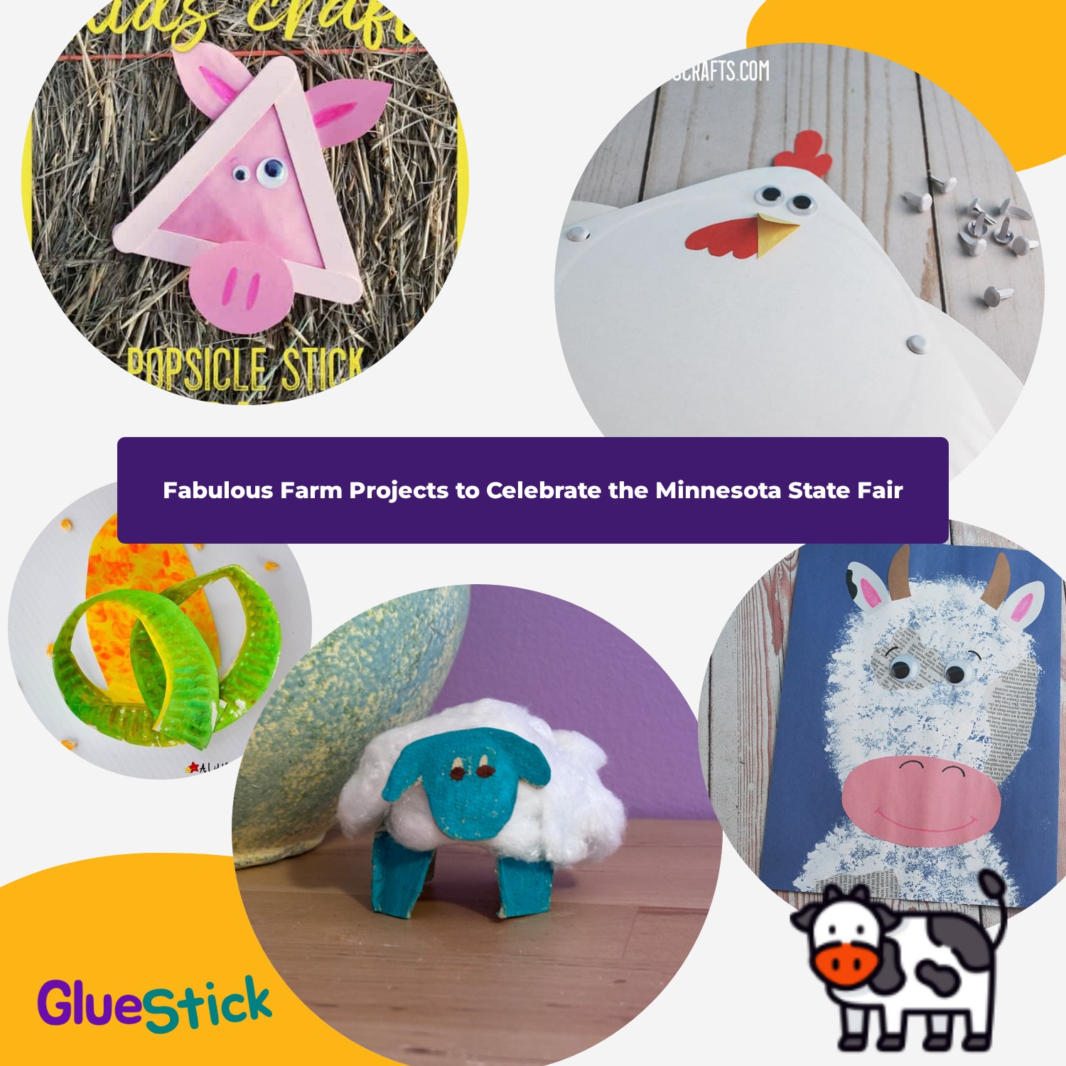 16 Fun Fair & Farm Crafts for Kids: Bring the Barnyard Home!