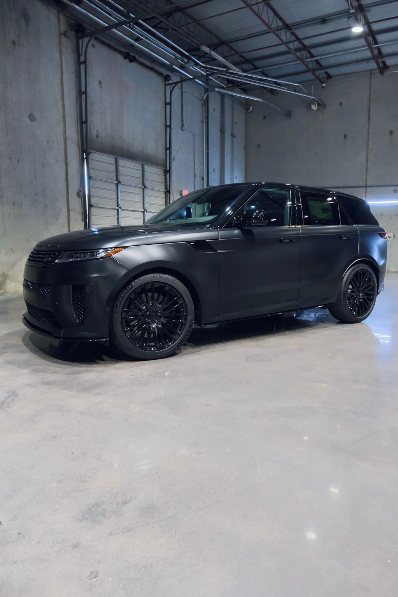 RANGE ROVER IN FULL PPF, PAINT PROTECTION FILM STEALTH SATIN VEHICLERANGE ROVER IN FULL PPF, PAINT PROTECTION FILM STEALTH SATIN VEHICLE.  Professional paint protection film (PPF) and clear bra installation in Houston, Texas.