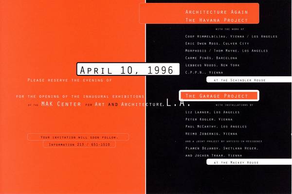 Inagural Exhibitions Opening postcard