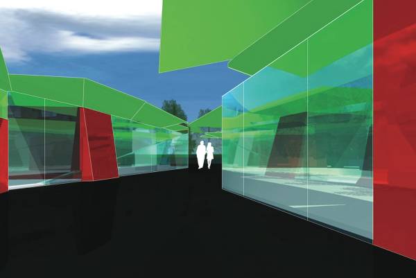 [Untitled Architectural Renderings, Street View]