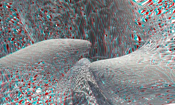 Morphology of Biodiver[c]ity, anaglyphic