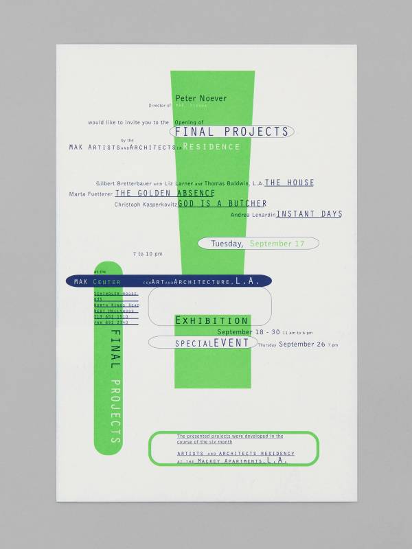 Final Projects: Group II Invite