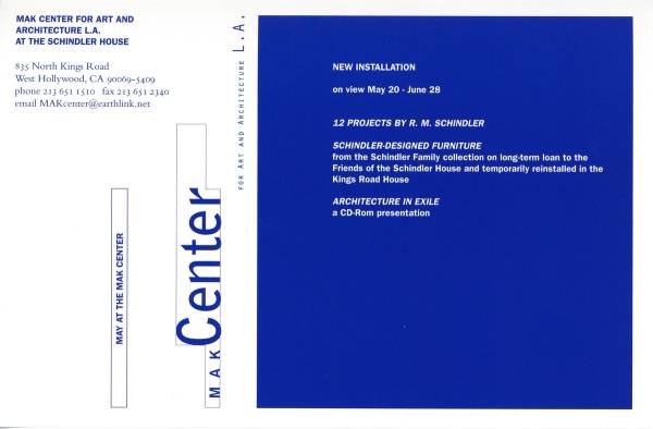 May at the MAK Center postcard
